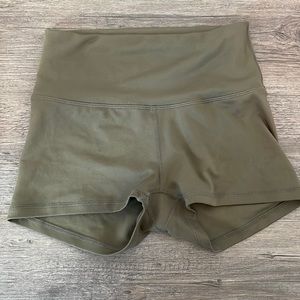 TYR Dark Green Booty shorts (high waisted) size small